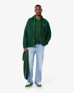 Lacoste Overshirt in Feltro Misto Lana