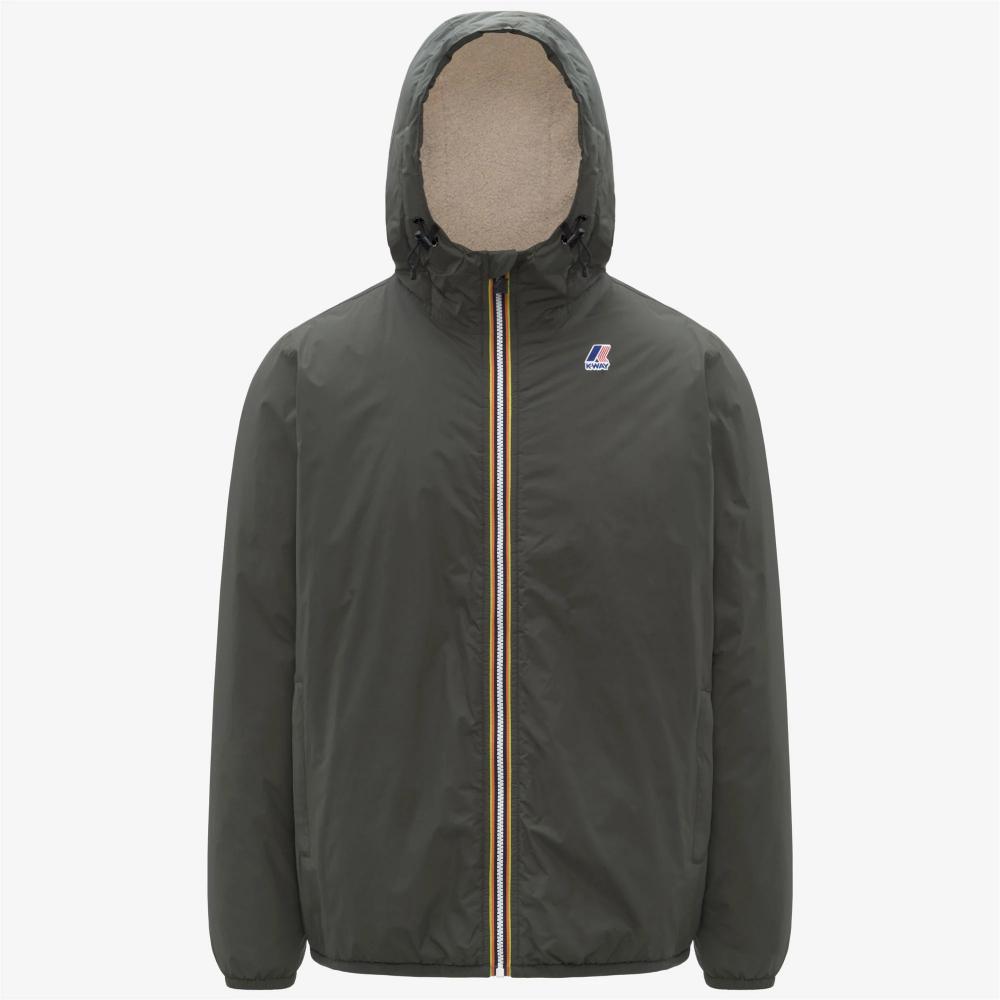K-Way Giacca Le Vrai 4.0 Claude Orsetto Unisex Green Blackish