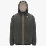 K-Way Giacca Le Vrai 4.0 Claude Orsetto Unisex Green Blackish