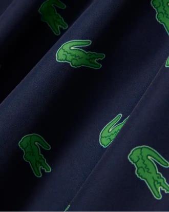 Lacoste Costume da Bagno con Stampa Coccodrillo