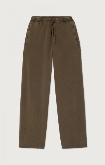 American Vintage Pantaloni Jogger Donna Vibtown Brunette