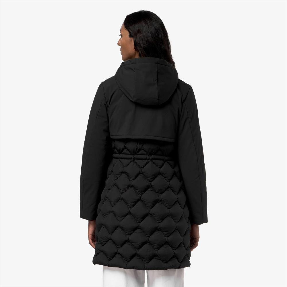 K-Way Giacca Siphelle Hybrid Warm Shell Black Pure