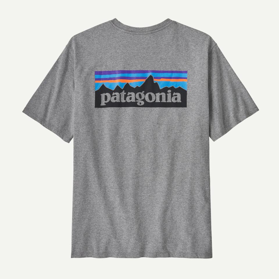 Patagonia Men's P-6 Logo Responsibili-Tee® Gravel Heather