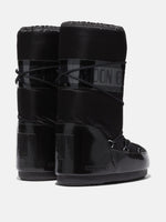 Moon Boot Stivale Icon Glance Nero in Raso