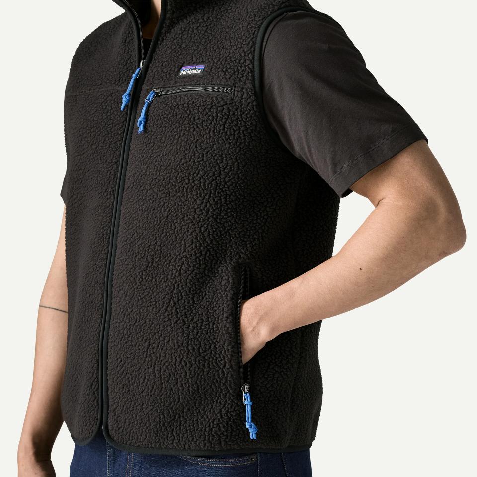 Patagonia Men's Retro Pile Fleece Vest Black
