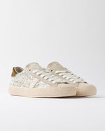 D.A.T.E. Hill Low Glitter Platinum