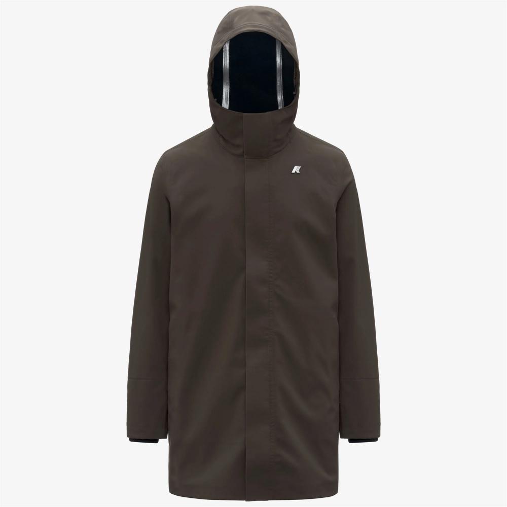 K-Way Giacca Marlyn Bonded Black Olive/Blue Depth