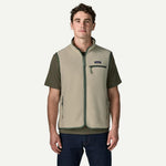 Patagonia Men's Retro Pile Fleece Vest Pelican Canopy Green