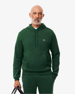 Lacoste Felpa con Cappuccio in Pile