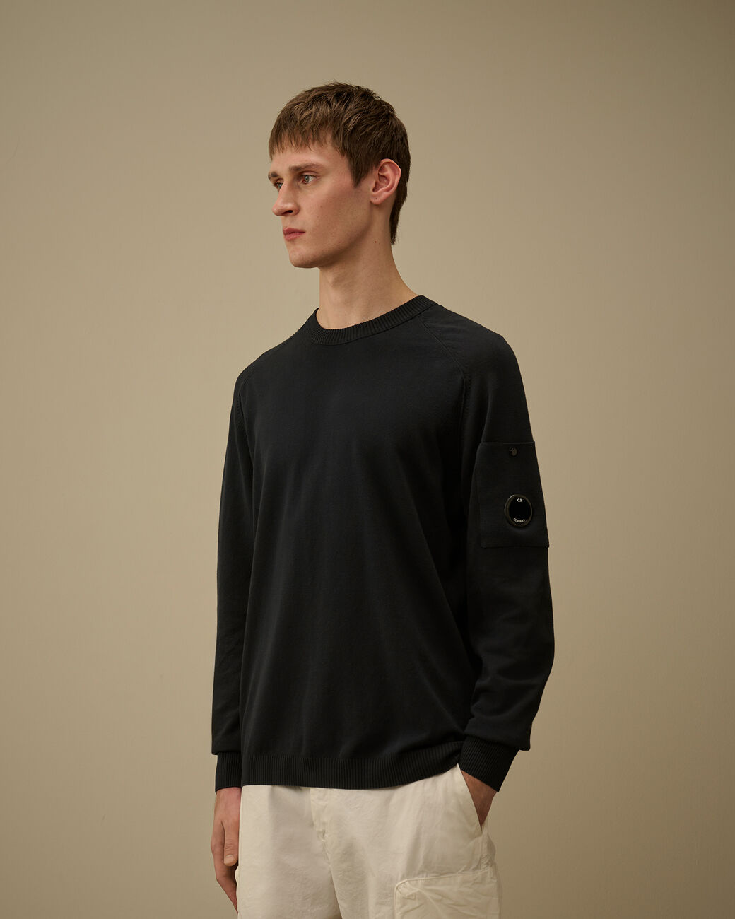 Cp Company Crewneck Cotton Crepe