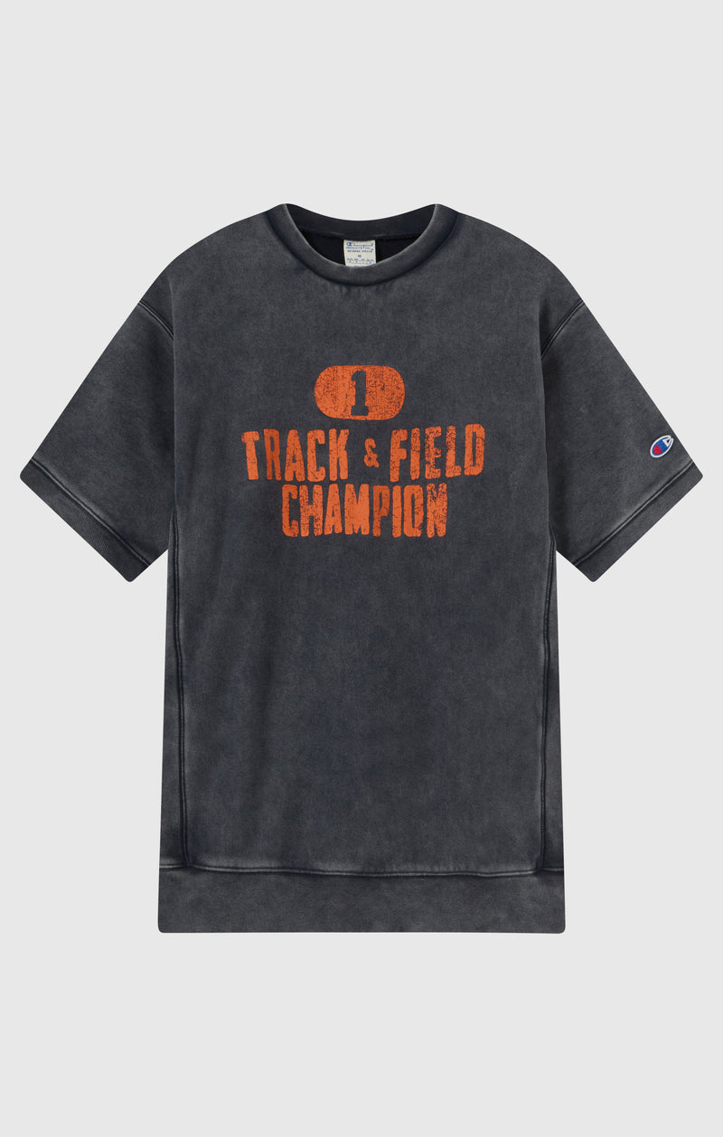 Champion Felpa a Maniche Corte Reverse Weave
