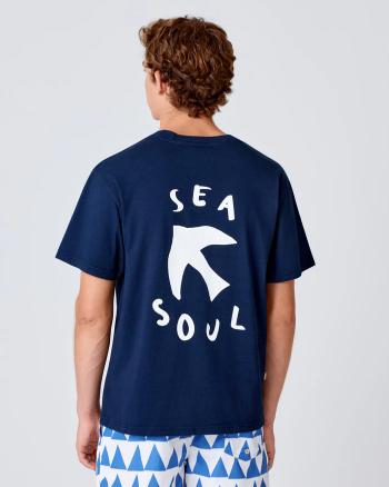 La Paz Botelho T-shirt Sea Soul Navy