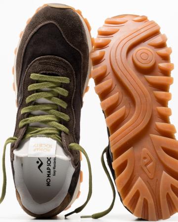 No Map Society VELOCE Water Washed Suede Suede Soil / Umber