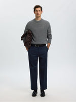 Selected Pantalone Linea Morbida Blu