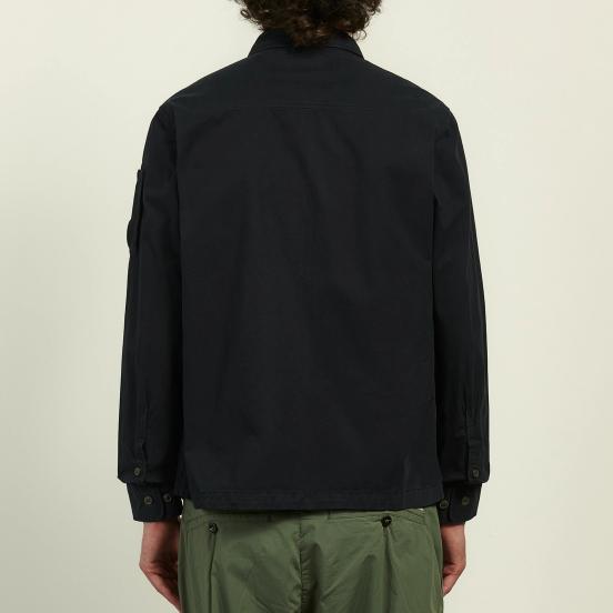 Cp Company Organic Gabardine Zipped Overshirt