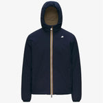 K-Way Giacca Jack St Warm Double Blue Depth/Green Army
