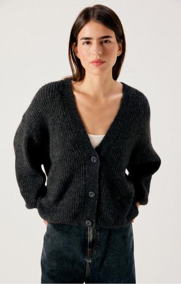 American Vintage Gilet Donna East Anthracite