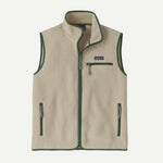 Patagonia Men's Retro Pile Fleece Vest Pelican Canopy Green