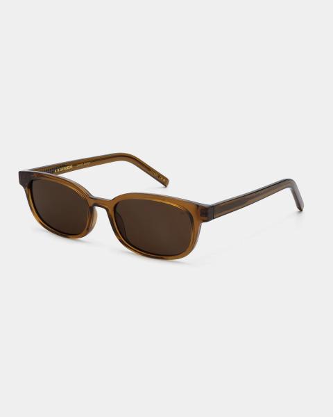 A. KJÆRBEDE Charlie Smoke Transparent Sunglasses