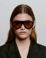 A. KJÆRBEDE Rio Black Sunglasses