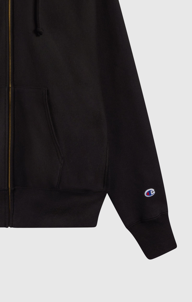 Champion Felpa con Cappuccio e Zip Reverse Weave con Interno Felpato