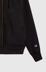 Champion Felpa con Cappuccio e Zip Reverse Weave con Interno Felpato