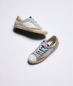 Crime London Distressed Deconstructed Electric Blue
