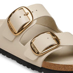 Birkenstock Arizona Big BucklePelle naturale vernice Narrow Fit