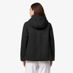 K-Way Giacca Marlette Twill Soft Beaver Black Pure/Grey Army