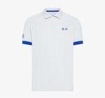Sun68 Polo Maxi Logo Bianco