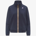 K-Way Felpa Pepin Brushed Pc Unisex Blue Depht