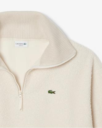 Lacoste Felpa in Pilecon Zip