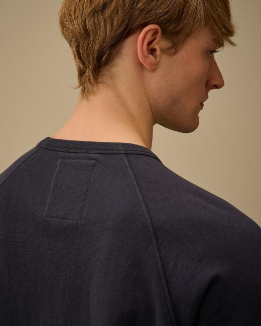 Cp Company Malfilè Fleece Short Sleeve Sweatshirt
