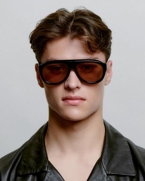 A. KJÆRBEDE Rio Black Sunglasses
