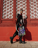 Sprayground Zaino Shark Central Stencils- Black Dlxsv