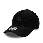 New Era 9FORTY New York Yankees MLB Cord Nero Donna