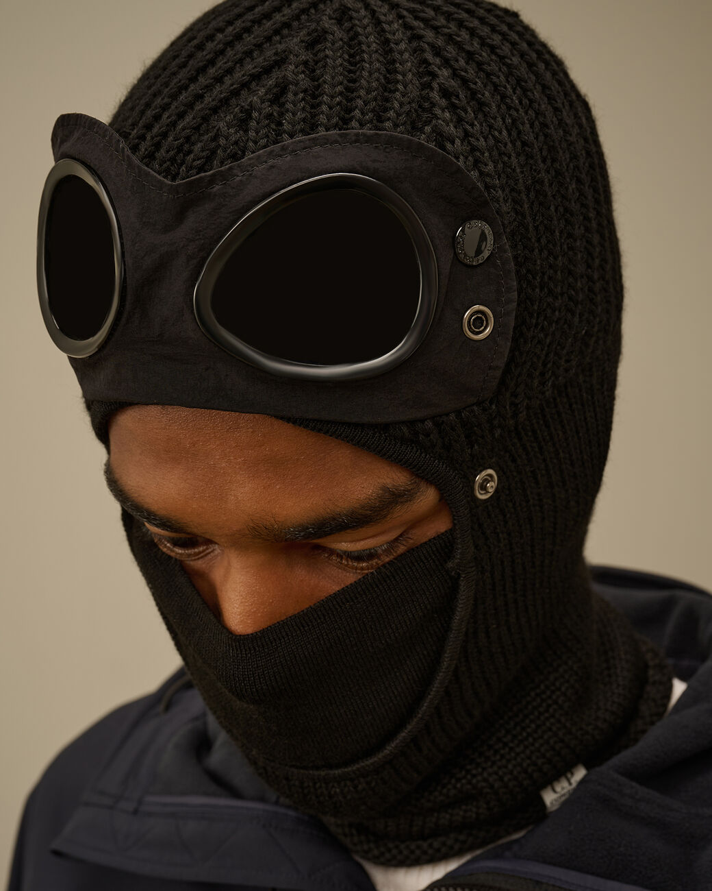 Cp Company Extrafine Merino Wool Goggle Balaclava