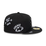 New Era 59FIFTY Fitted Chicago White Sox MLB Scribble Nero