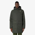 K-Way Giacca Jarno Twill Marmotta Green B-Blue A