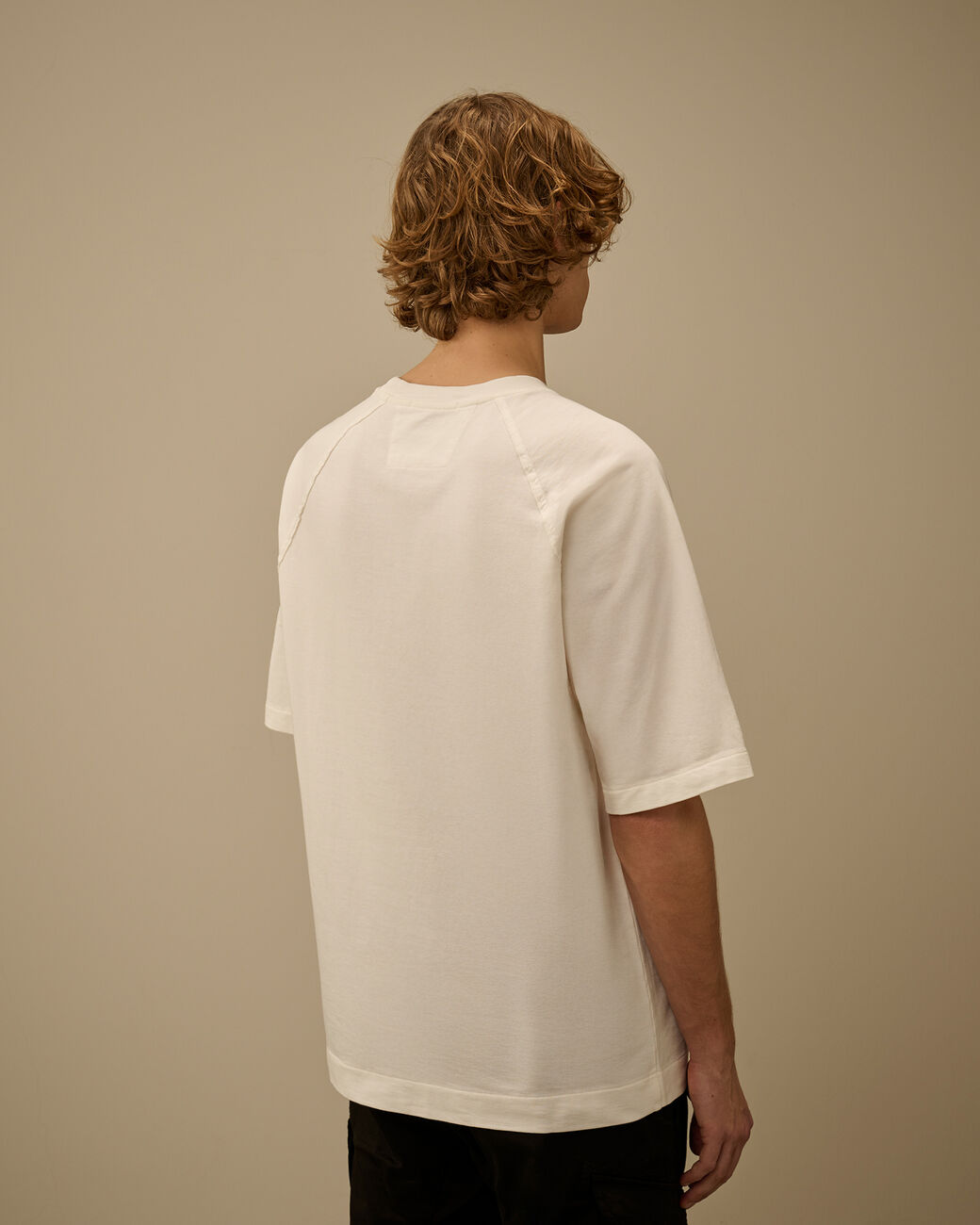 Cp Company Sweatshirt Short Sleeve Light Fleece