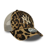 New Era 9FORTY M-Crown A-Frame Trucker Yankees MLB Leopard