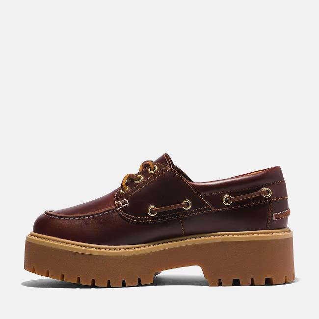 Timberland Scarpa da Barca con Plateau Stone Street
