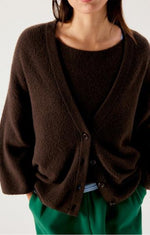 American Vintage Gilet Donna Damsville Marrone
