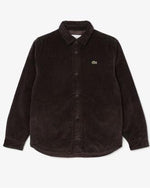 Lacoste Overshirt in Velluto a Coste Oversize