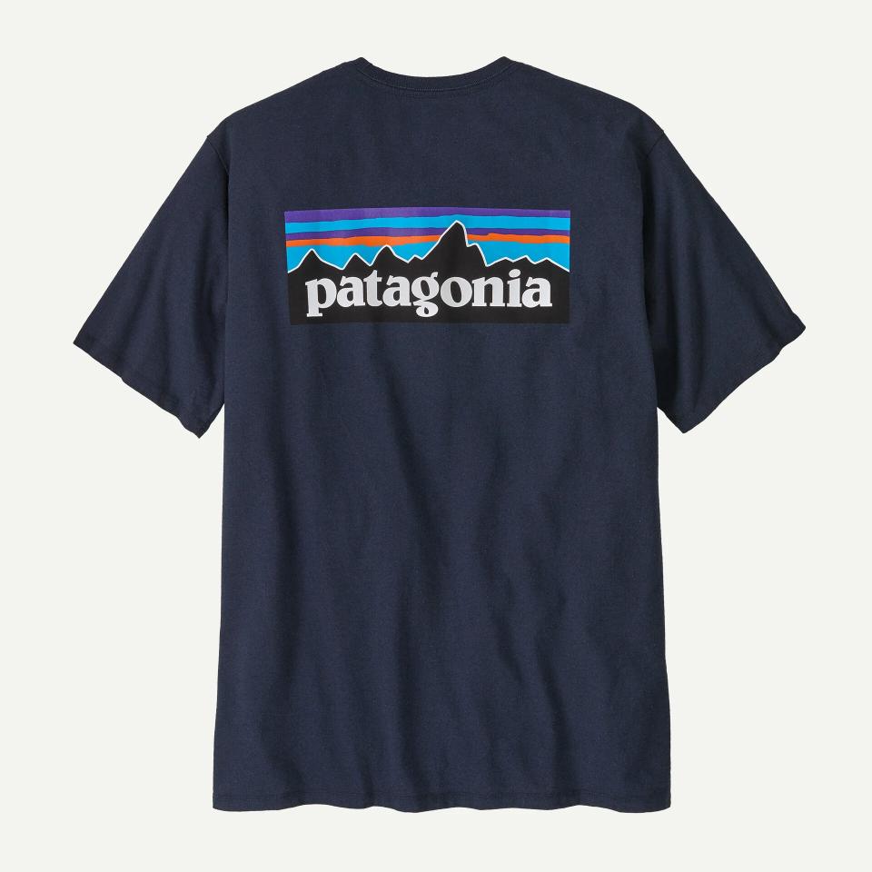 Patagonia Men's P-6 Logo Responsibili-Tee® New Navy