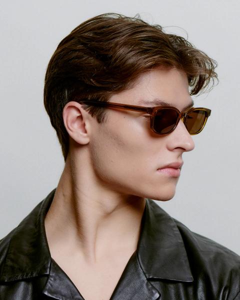 A. KJÆRBEDE Charlie Smoke Transparent Sunglasses