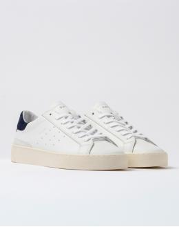 D.a.t.e. Sonica Calf White Blue