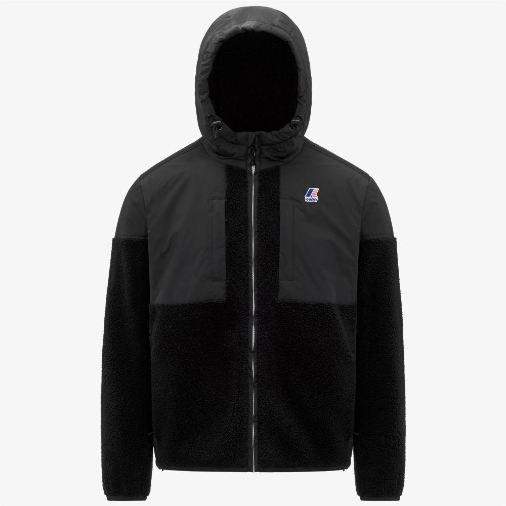 K-Way Felpa Sixte 4.0 Orsetto Unisex Black Pure