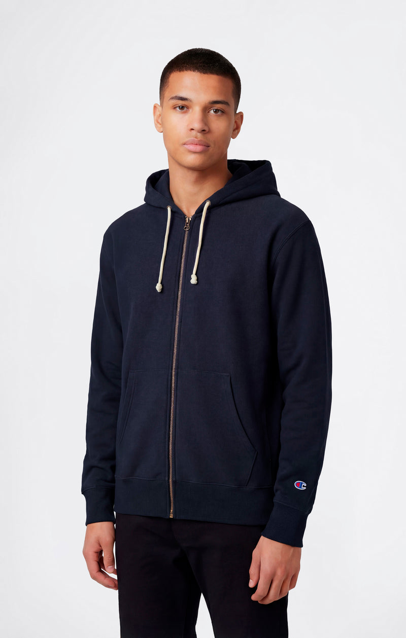 Champion Felpa con Cappuccio Full Zip Reverse Weave