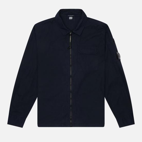 Cp Company Organic Gabardine Zipped Overshirt